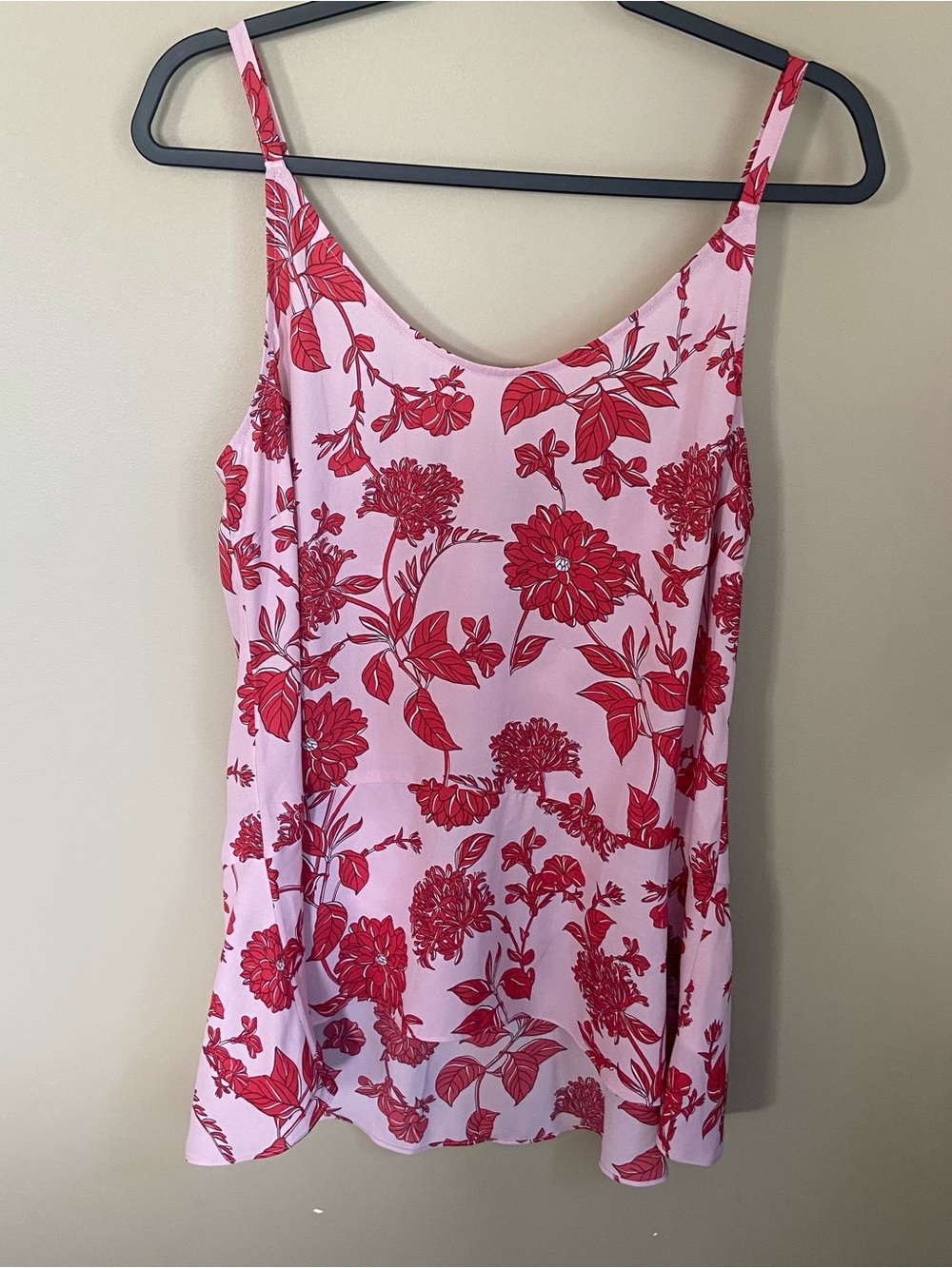 CAbi Adore Floral Cami Top - Pink/Red - Medium